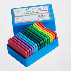 Knit Pro Nadelkämme zum Spannen in Regenbogenfarben